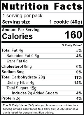 Fig Flap centre-filled Cookies