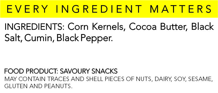 Salt & Pepper Popcorn Mix (1 pack makes one Large tub of popcorn)