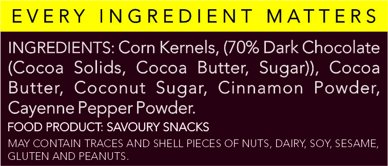 Mexican Chocolate Popcorn Mix (1 pack makes one Large tub of popcorn)