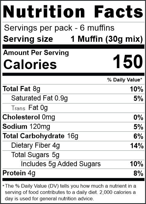 Cappuccino Chocolate Chip Muffin Mix