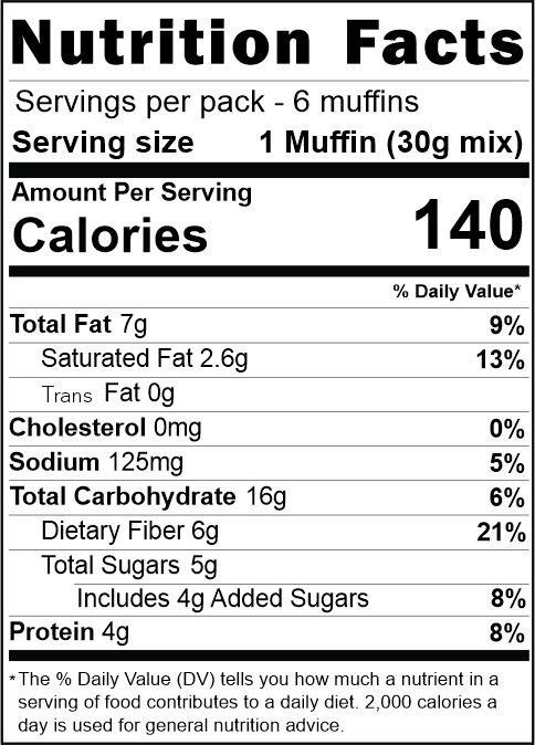 Coconut & Chai Spice Muffin Mix