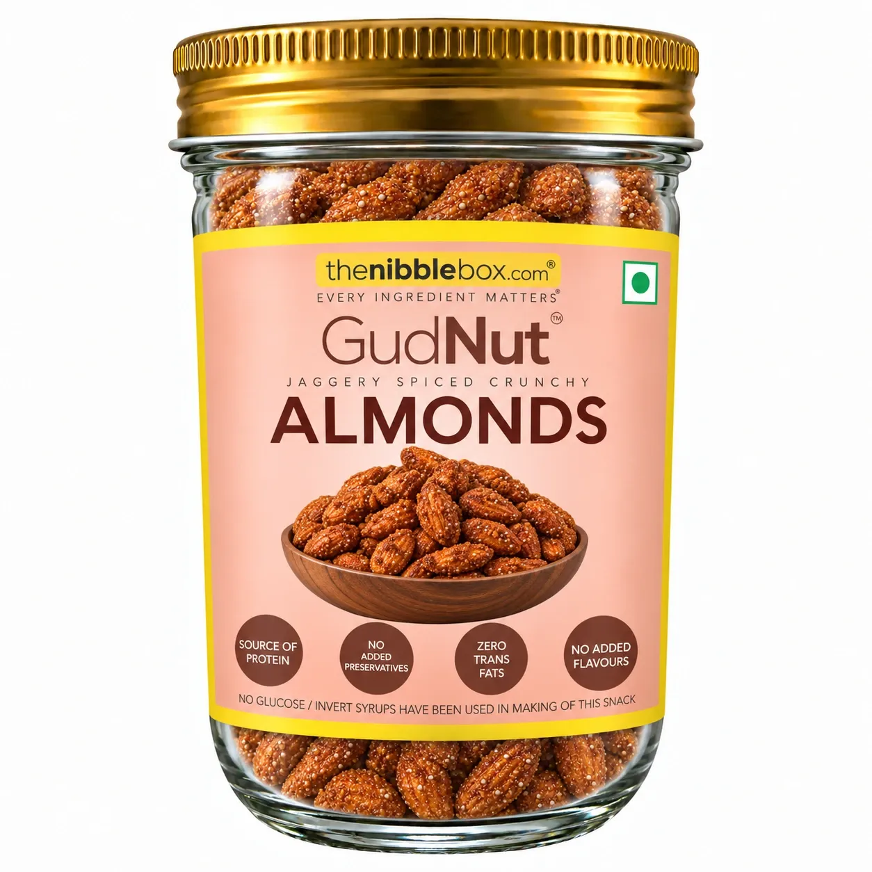 GudNut Almonds (jaggery coated nuts)